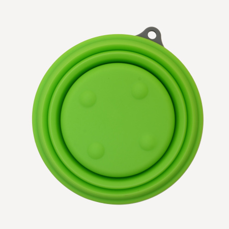 Миска складная GORAA Silicone Cup 0.5L (GreenGrass/Grey; 500мл)